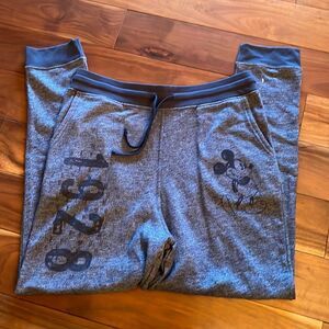 NWOT Disney Mens Jogger Mickey Mouse 1928 Sweatpants - XL